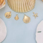 Gold-Filled Tiny Shell Charm